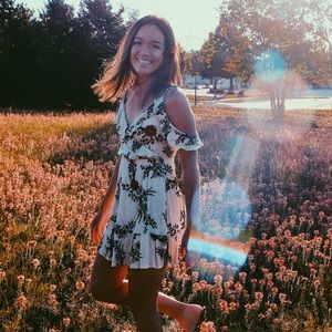 floral american threads dress